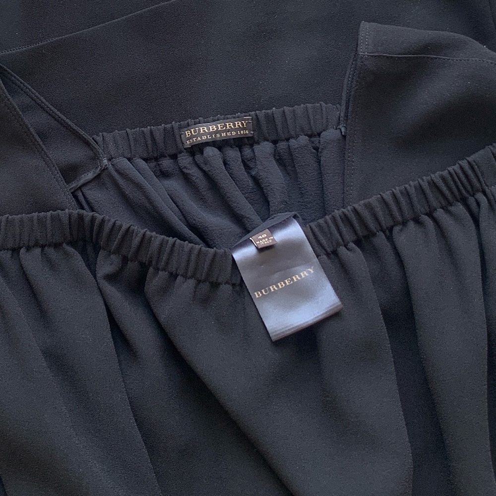 Burberry off the shoulder a-line dress